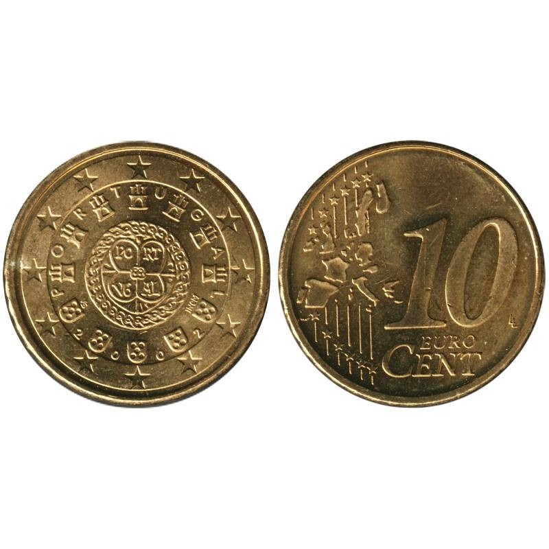 PORTUGAL - 10 cents - 2002