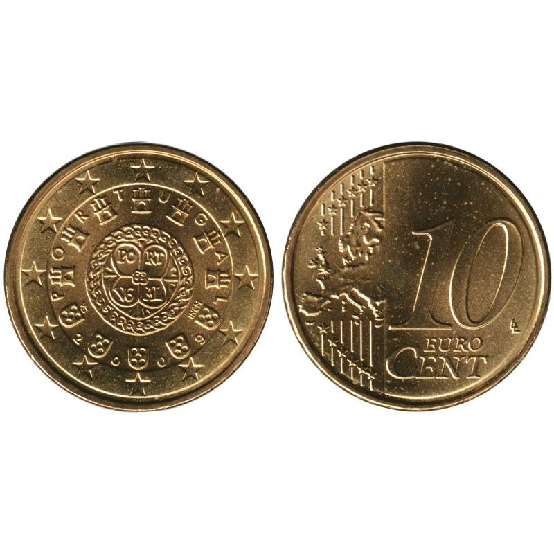 PORTUGAL - 10 cents - 2009