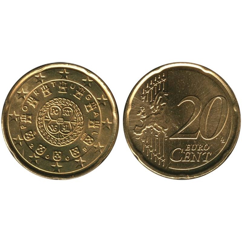 PORTUGAL - 20 cents - 2009