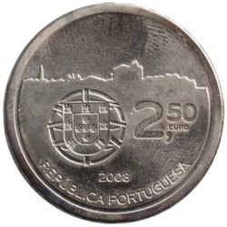 PORTUGAL - 2,50 euros - Patrimoine UNESCO - Région viticole du Haut-Douro - 2008