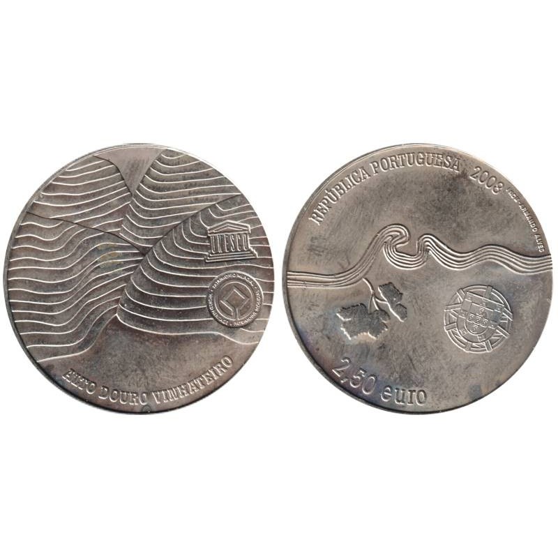 PORTUGAL - 2,50 euros - Patrimoine UNESCO - Centre historique de Porto - 2008