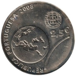 PORTUGAL - 2,50 euros - Jeux Olympiques d'été - Pékin 2008 - 2008