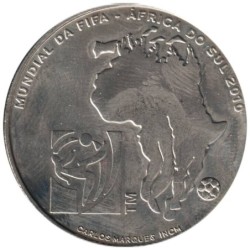 PORTUGAL - 2,50 euros - Coupe du Monde Football FIFA - Afrique du Sud - 2010