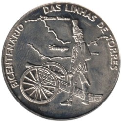 PORTUGAL - 2,50 euros - Bicentenaire des lignes de Torres Vedras - 2010