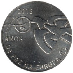 PORTUGAL - 2,50 euros - 70 ans de Paix en Europe - 2015