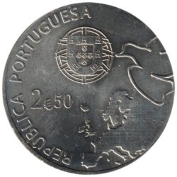 PORTUGAL - 2,50 euros - 70 ans de Paix en Europe - 2015