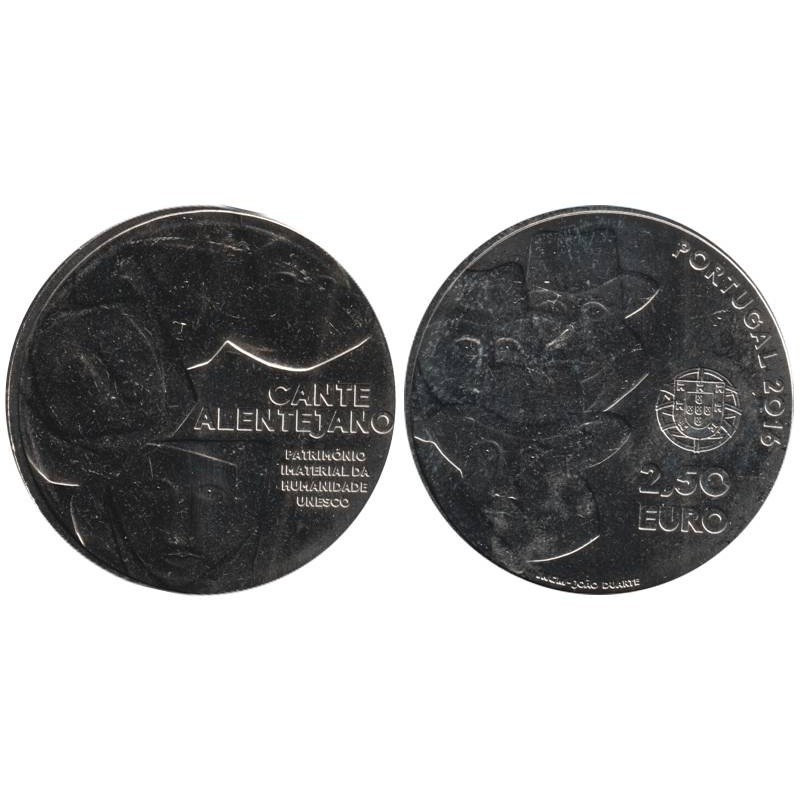 PORTUGAL - 2,50 euros - Le cante alentejano - 2016