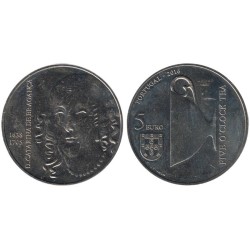 PORTUGAL - 5 euros - Reines d'Europe - Catarina de Braganca - 2016