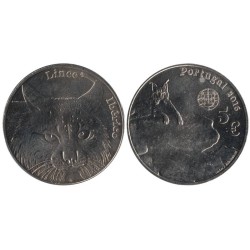 PORTUGAL - 5 euros - Espèces menacées - Lynx ibérique - 2016