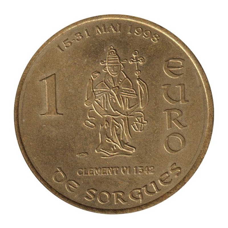 SORGUES - 1 euro des villes - 1998 - Etat : SUP SORGUES - 1 euro des villes - 1998 - Etat : SUP
