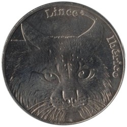 PORTUGAL - 5 euros - Espèces menacées - Lynx ibérique - 2016