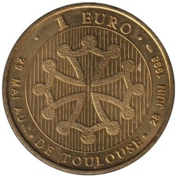 TOULOUSE - 1 euro des villes - 1998 - Etat : TTB