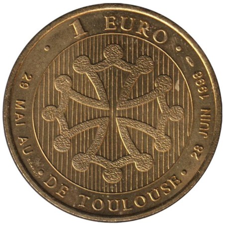 TOULOUSE - 1 euro des villes - 1998 - Etat : TTB TOULOUSE - 1 euro des villes - 1998 - Etat : TTB