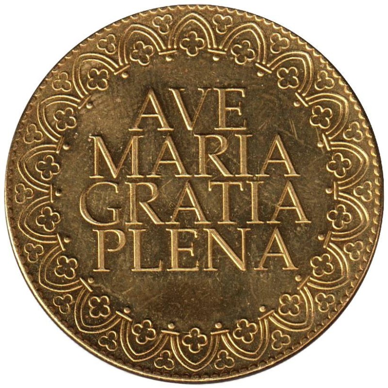 Jeton touristique - 75- Paris - Notre-Dame de Paris - Ave Maria Gratia Plena - 2010
