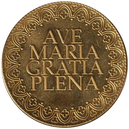 Jeton touristique - 75- Paris - Notre-Dame de Paris - Ave Maria Gratia Plena - 2010
