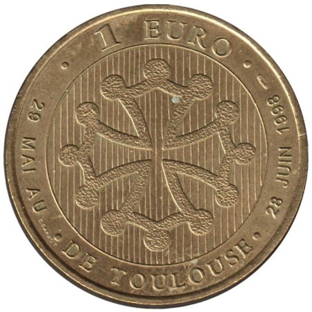 TOULOUSE - 1 euro des villes - 1998 - Etat : SUP TOULOUSE - 1 euro des villes - 1998 - Etat : SUP