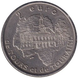 TOURS - 2 euro des villes - 1997 - Etat : SUP