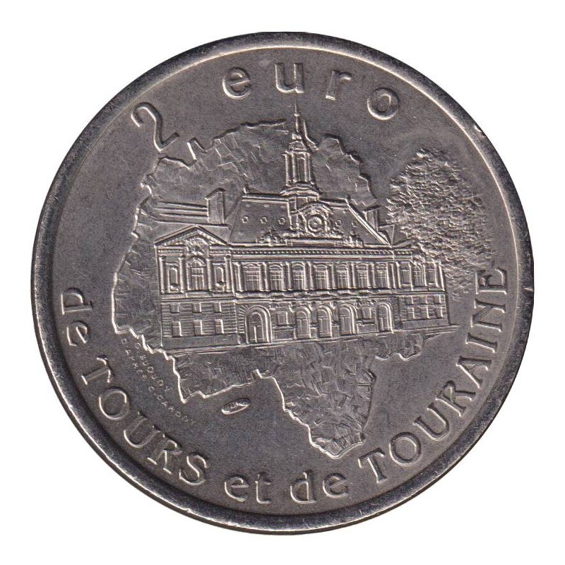 TOURS - 2 euro des villes - 1997 - Etat : SUP TOURS - 2 euro des villes - 1997 - Etat : SUP