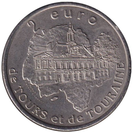 TOURS - 2 euro des villes - 1997 - Etat : SUP TOURS - 2 euro des villes - 1997 - Etat : SUP