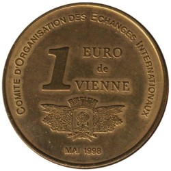 VIENNE - 1 euro des villes - 1998 - Etat : SUP