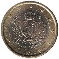 SAINT MARIN - 1 euro - 2002