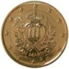 SAINT MARIN - 1 euro - 2015 - Plaquée or