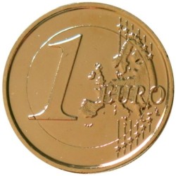 SAINT MARIN - 1 euro - 2015 - Plaquée or