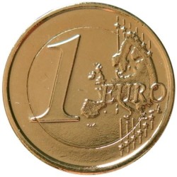 SAINT MARIN - 1 euro - 2019 - Plaquée or