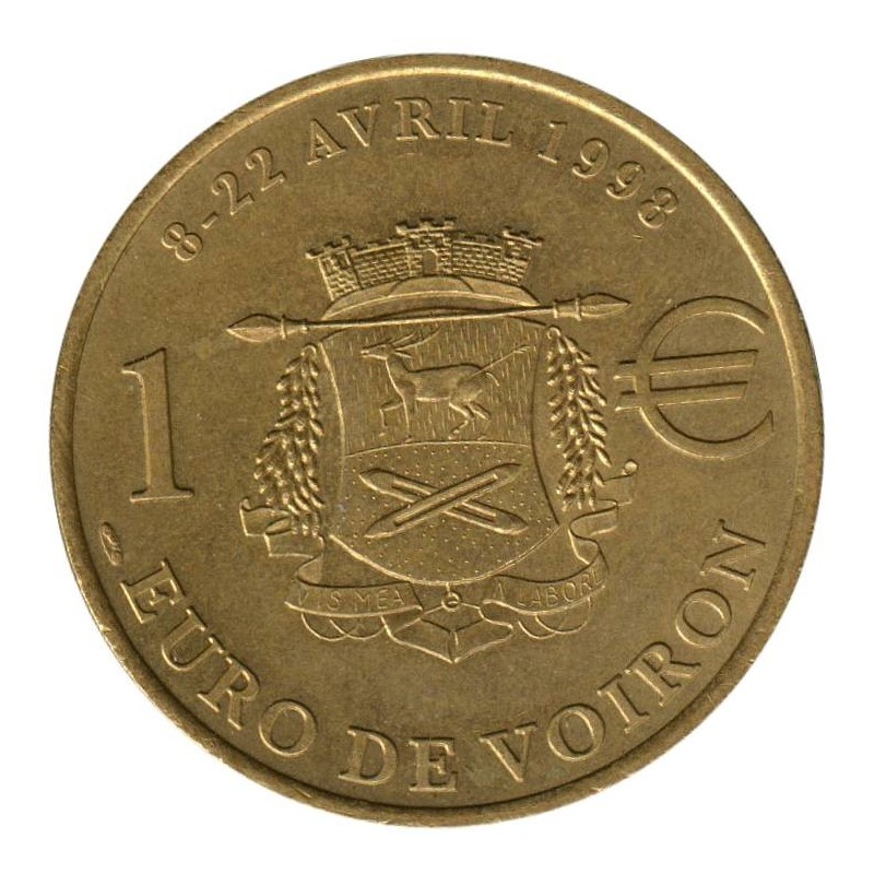 VOIRON - 1 euro des villes - 1998 - Etat : TTB