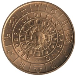 SAINT MARIN - 5 euros - Signes du zodiaque - Gémeaux - 2019