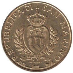 SAINT MARIN - 5 euros - Réseau mobile 5G - 2019