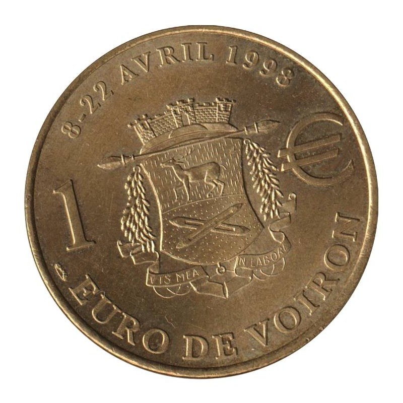 VOIRON - 1 euro des villes - 1998 - Etat : SUP