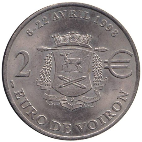 VOIRON - 2 euro des villes - 1998 - Etat : SUP VOIRON - 2 euro des villes - 1998 - Etat : SUP