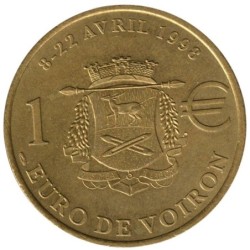 VOIRON - 2 euro des villes - 1998 - Etat : TTB