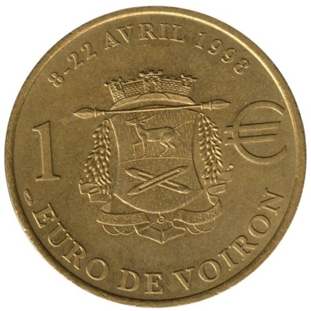 VOIRON - 2 euro des villes - 1998 - Etat : TTB VOIRON - 2 euro des villes - 1998 - Etat : TTB