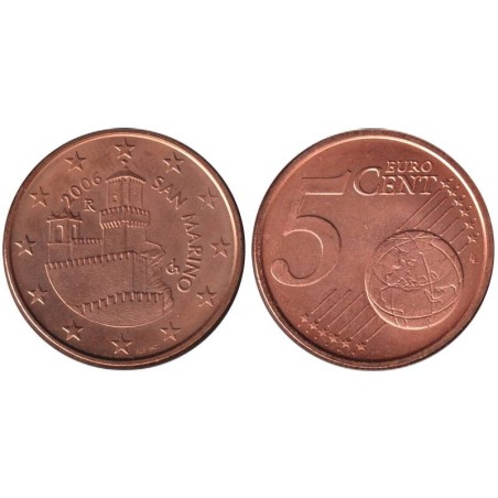 SAINT MARIN - 5 cents - 2006