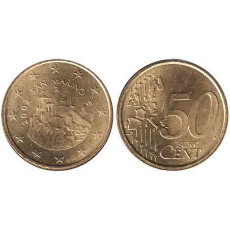 SAINT MARIN - 50 cents - 2002