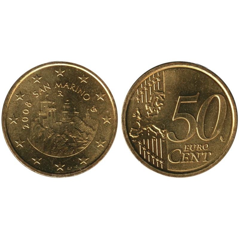 SAINT MARIN - 50 cents - 2008
