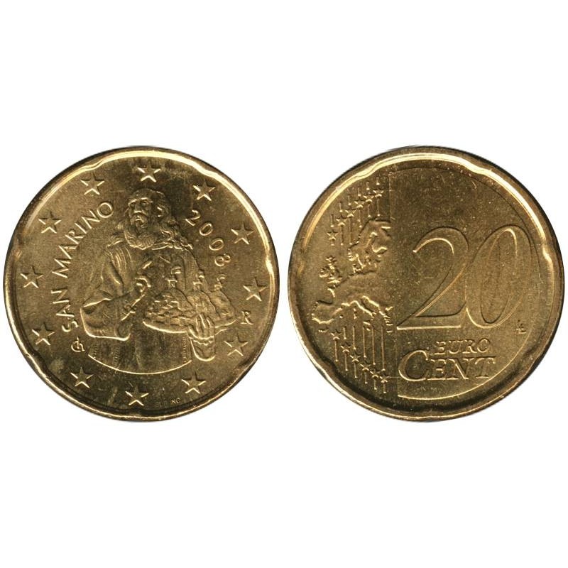 SAINT MARIN - 20 cents - 2008