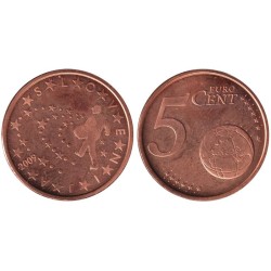 SLOVENIE - 5 cents - 2009