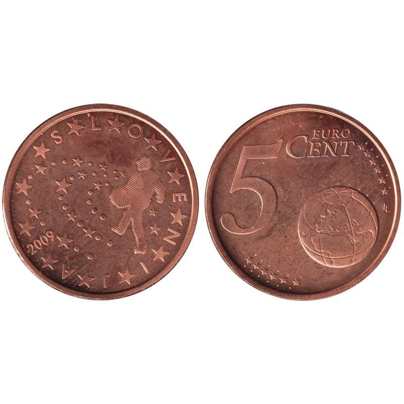 SLOVENIE - 5 cents - 2009