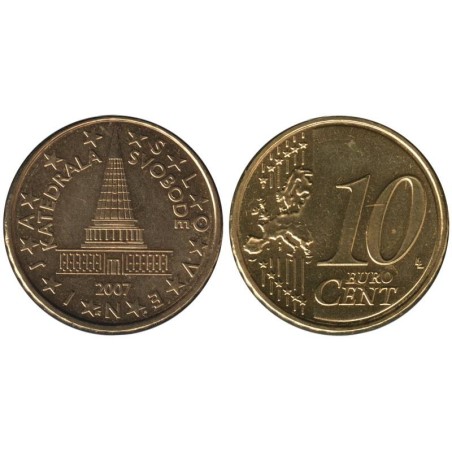 SLOVENIE - 10 cents - 2007