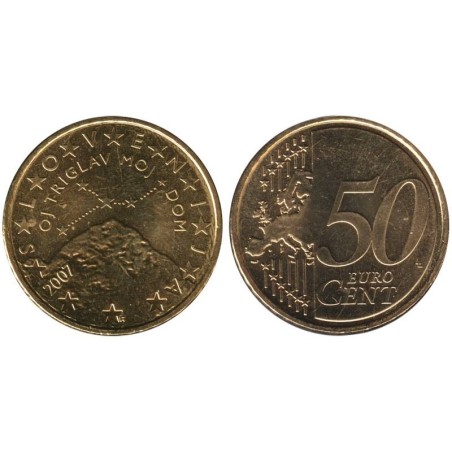 SLOVENIE - 50 cents - 2007