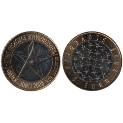 SLOVENIE - 3 euros -  Présidence de l'Union Européenne - 2008
