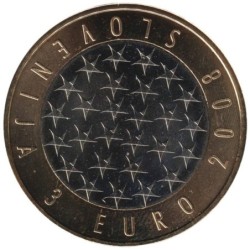 SLOVENIE - 3 euros -  Présidence de l'Union Européenne - 2008