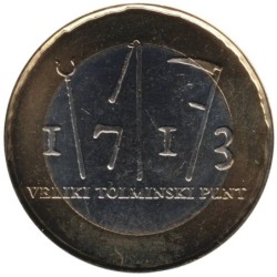 SLOVENIE - 3 euros -  300è anniversaire grande révolte de Tolmin - 2013