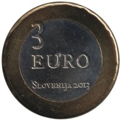 SLOVENIE - 3 euros -  300è anniversaire grande révolte de Tolmin - 2013