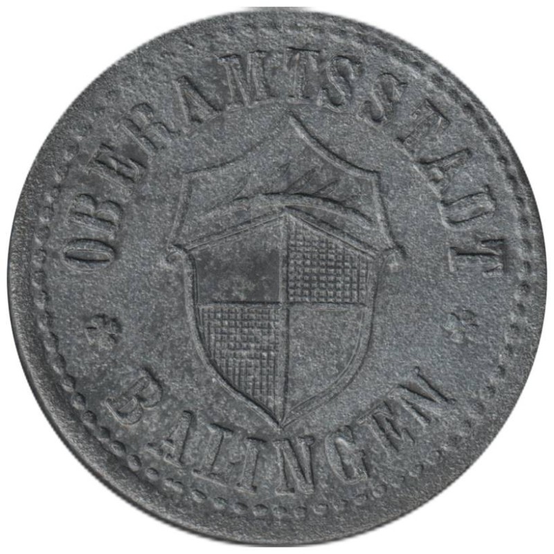 ALLEMAGNE - BALINGEN - 28.1 - Monnaie de nécessité - 10 pfennig 1918