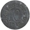 ALLEMAGNE - BALINGEN - 28.1 - Monnaie de nécessité - 10 pfennig 1918