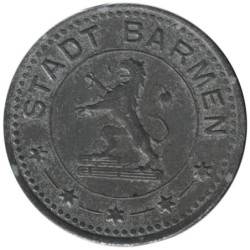 ALLEMAGNE - BARMEN - 30.1 - Monnaie de nécessité - 10 pfennig 1917